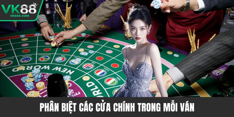 Phân biệt các cửa chính trong mỗi ván